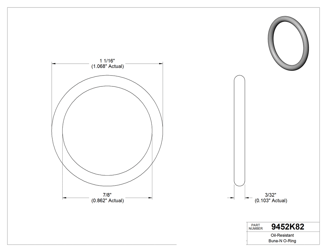 Technical drawing - 9452K82